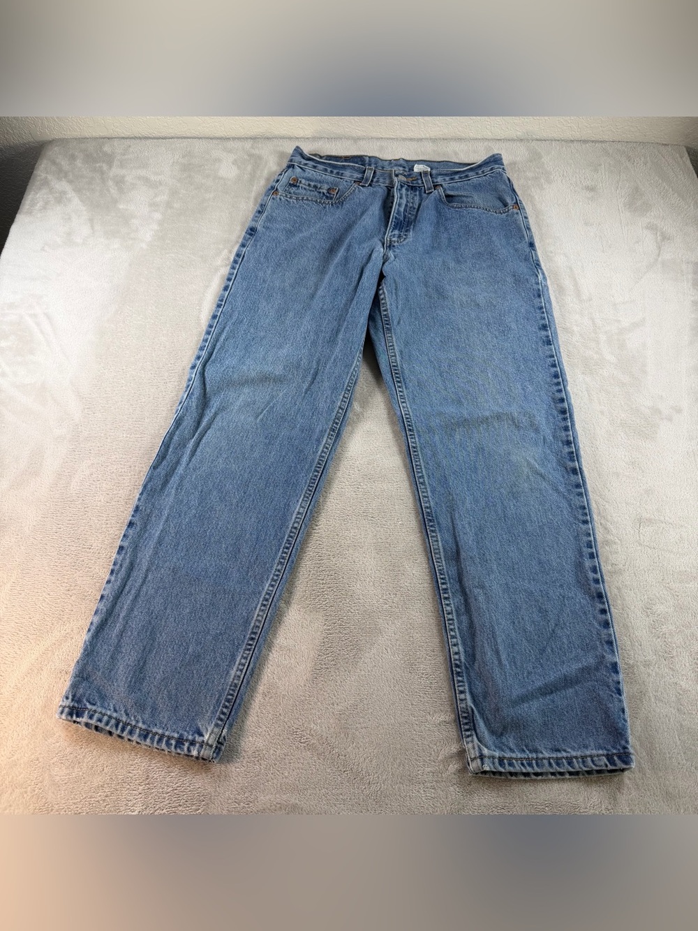 Levis 550 Mens Vintage Jeans 32x30 Blue Relaxed Fit Tapered Leg Med Wash Denim